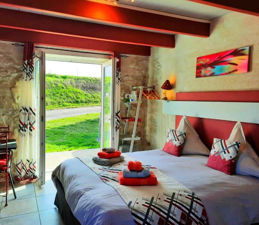 L'Echappee Tremoussante Acomodação com café da manhã Saint-Barthélemy-de-Vals Exterior foto
